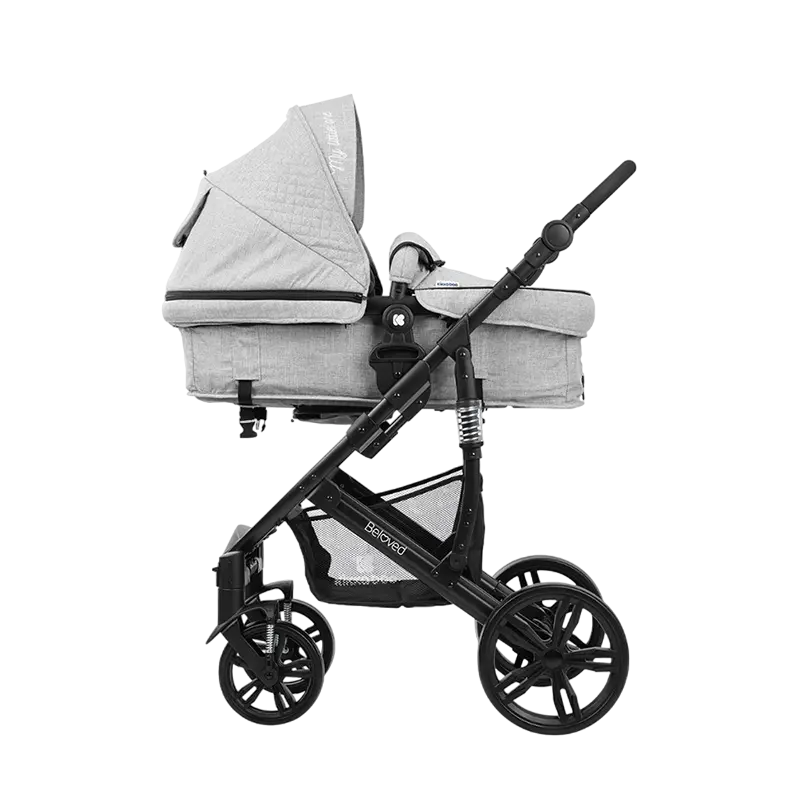 Коляска 3-в-1 Kikka Boo Beloved Серый