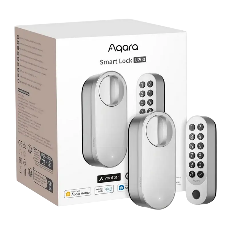 Умный дверной замок AQARA U200 Серебристый