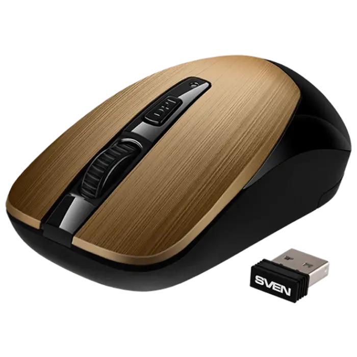 Беcпроводная мышь SVEN RX-380W Беспроводное Бронзовый