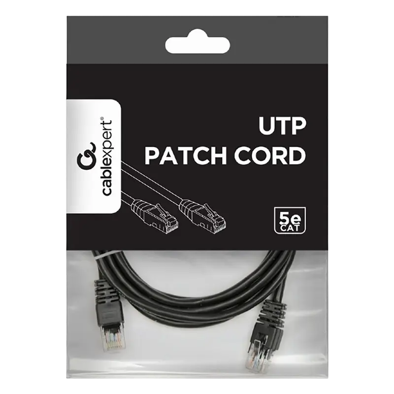 Патч-корд Cablexpert PP12-2M/BK Черный