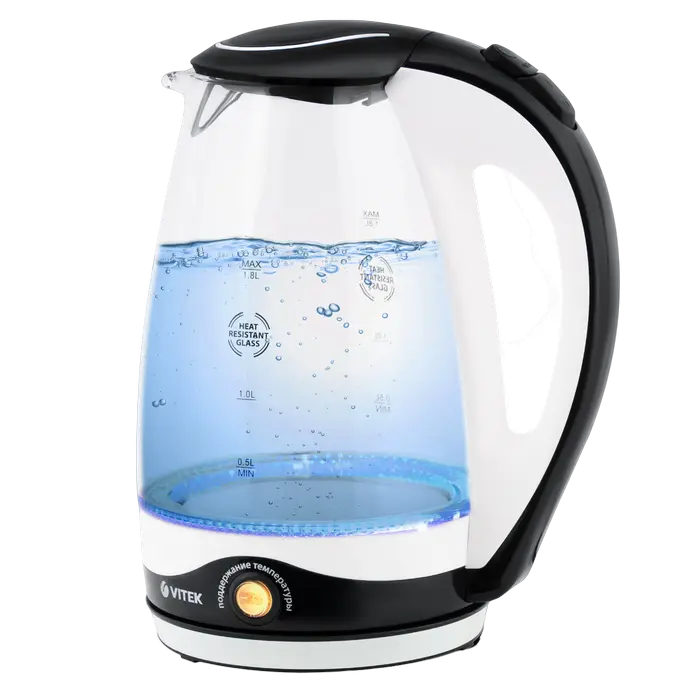 Электрочайник VITEK VT-7027 BW Прозрачный