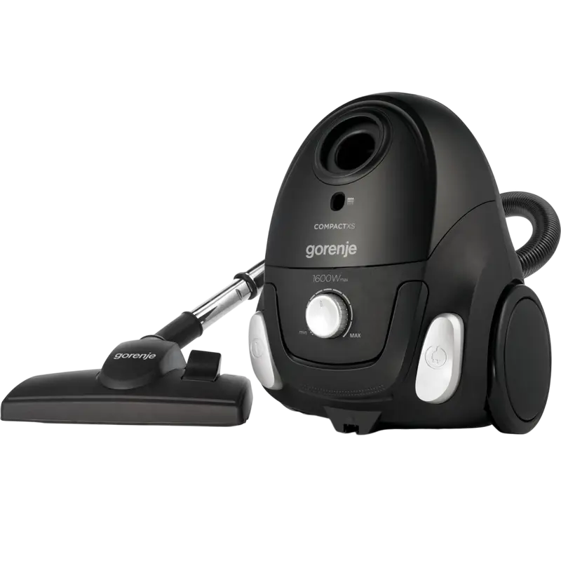 Вертикальный Пылесос Gorenje VC1611CXBK, Чёрный