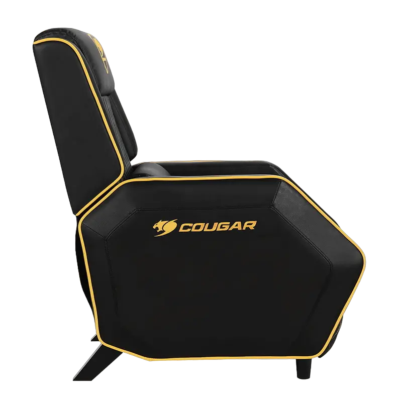 Игровое кресло Cougar Ranger ПВХ Кожа Черный/Золотой