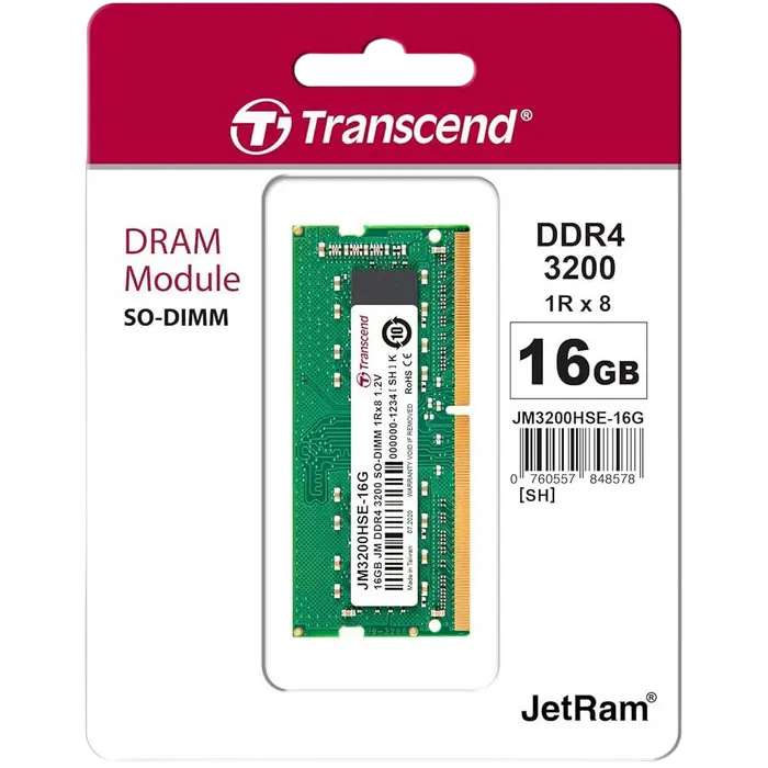 Оперативная память Transcend PC25600 16 ГБ