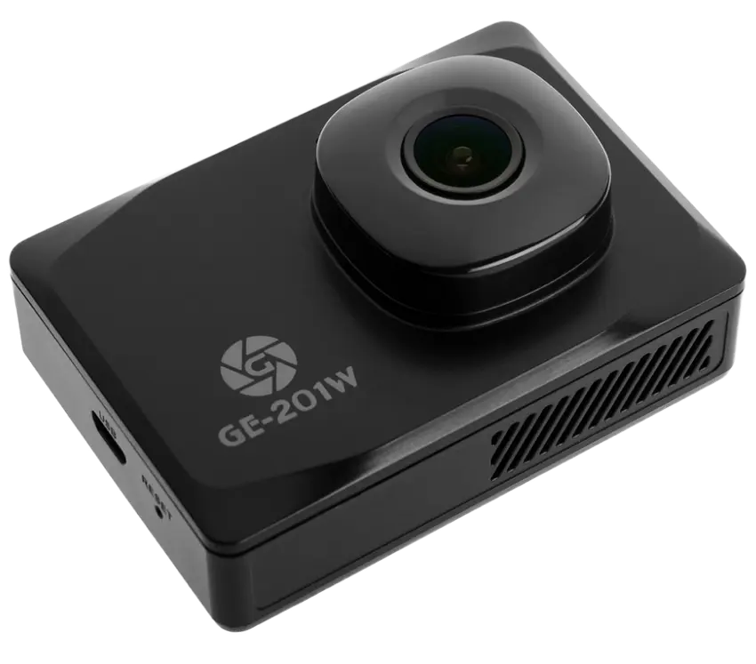 Автомобильный видеорегистратор Globex GE-201w Черный