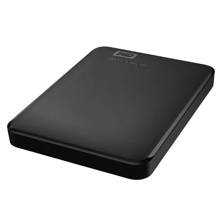 Внешний портативный жесткий диск Western Digital WD Elements 1 ТБ Чёрный