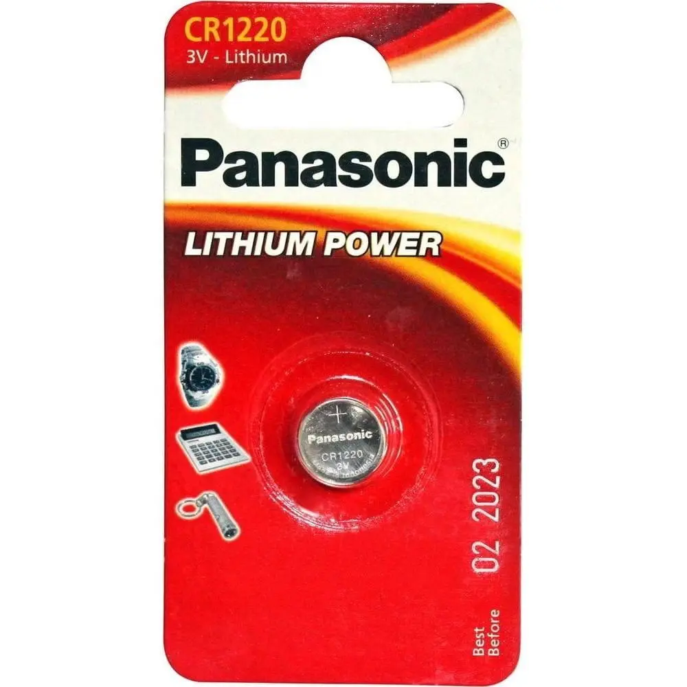 Дисковые батарейки Panasonic Lithium Power CR-1220EL CR1220