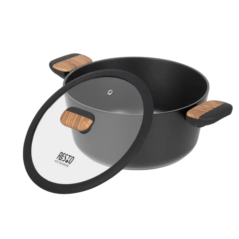 Кастрюля RESTO Mon MON Чёрный, Коричневый