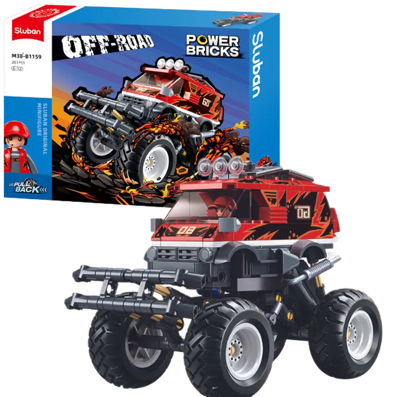 Конструктор Sluban Off-Road - Big Foot Red BKI Красный
