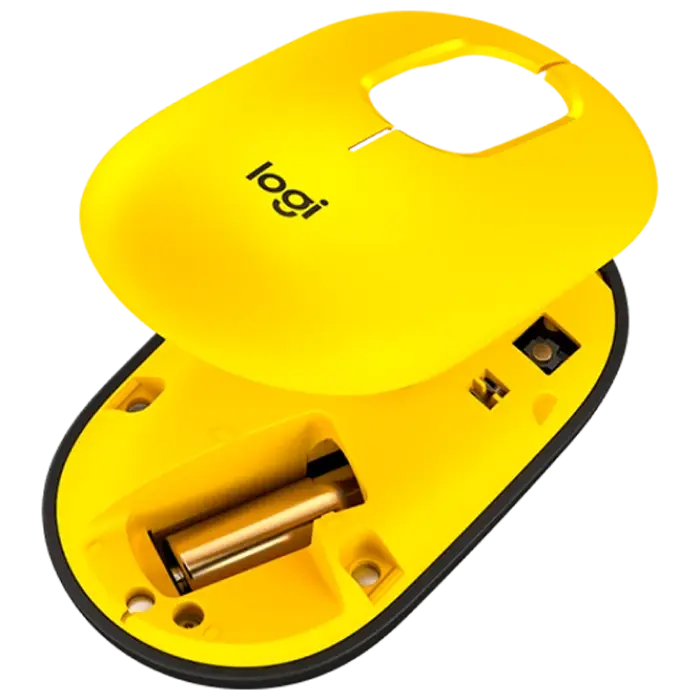 Mouse Wireless Logitech POP Fără fir Galben