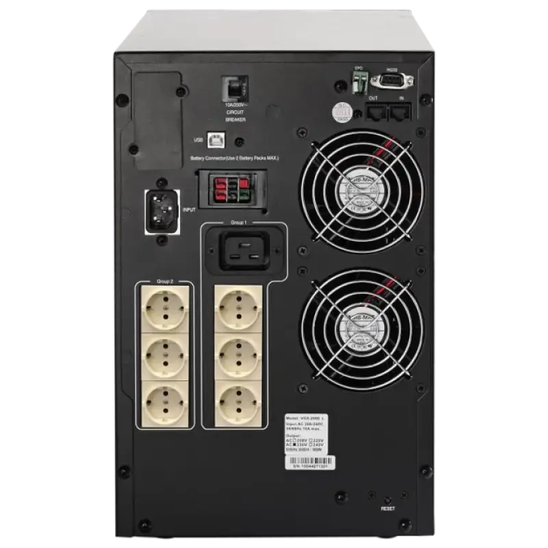 Sursă de alimentare neîntreruptibilă PCM VGS-3000 Negru