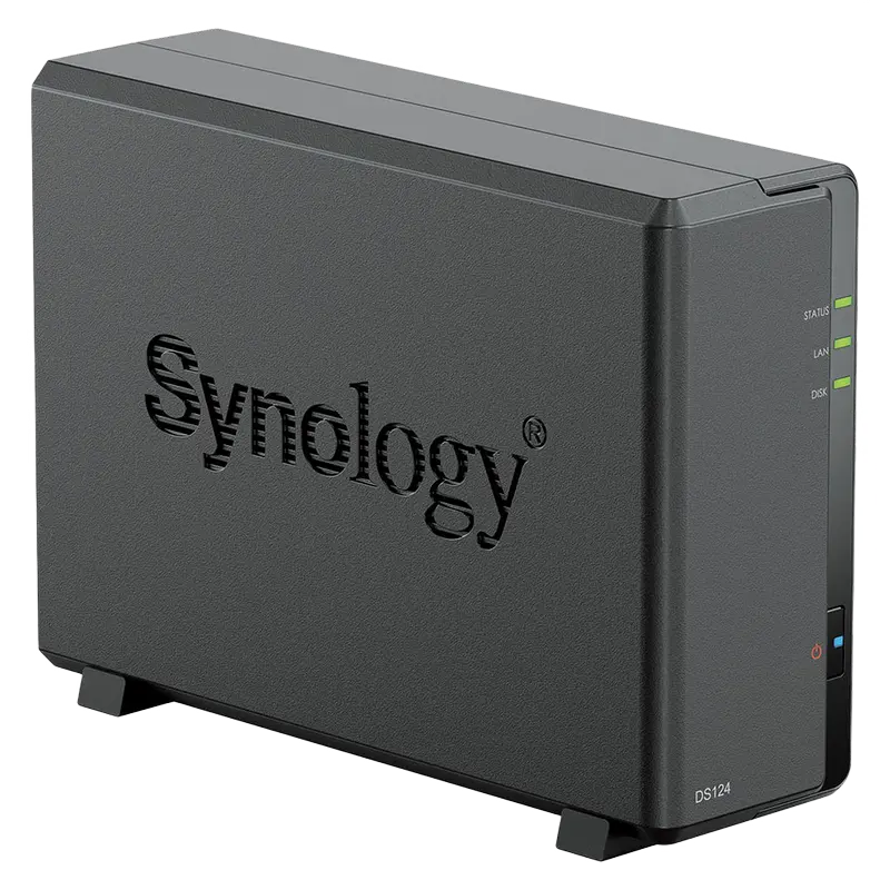 Сетевое хранилище SYNOLOGY DS124 Черный