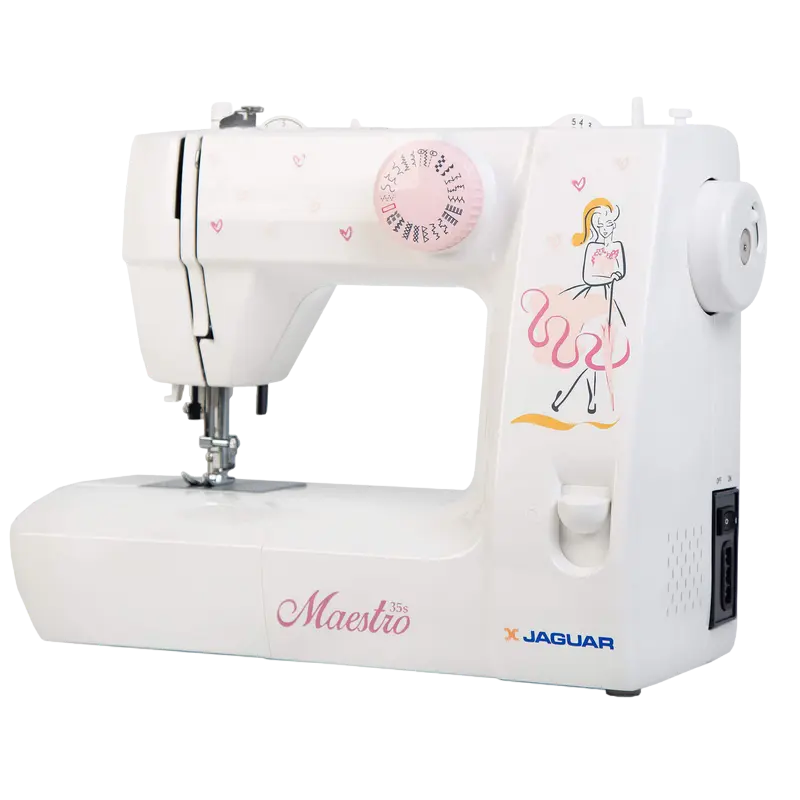 Швейная машина JAGUAR Maestro 35S Белый Розовый
