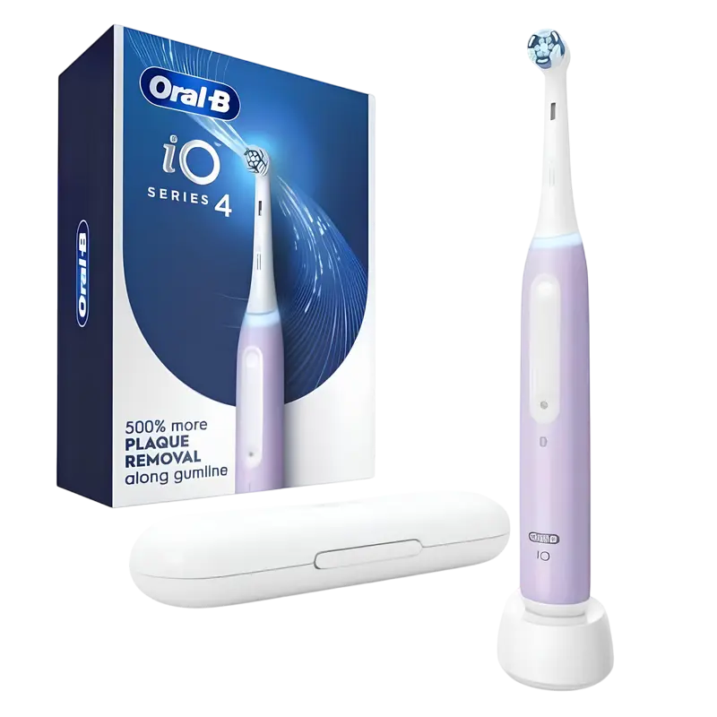 Periuță de dinți electrică Pentru adulți Braun Oral-B iO 4 Lavandă