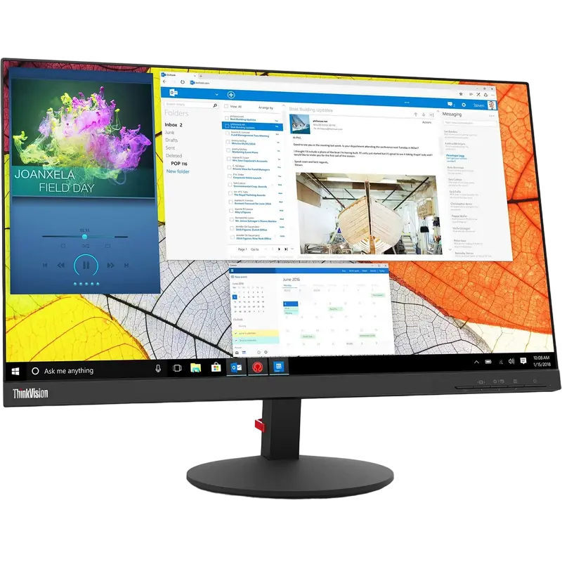 Монитор Lenovo ThinkVision S27q-10 Чёрный