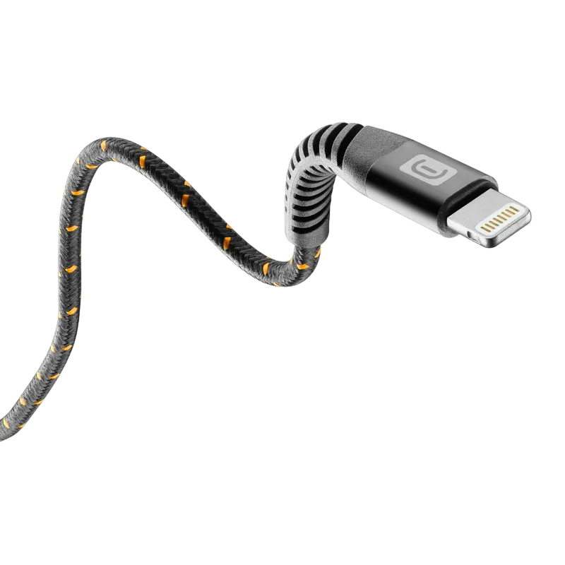 Кабель для зарядки и передачи данных Cellularline Strong Cable Черный
