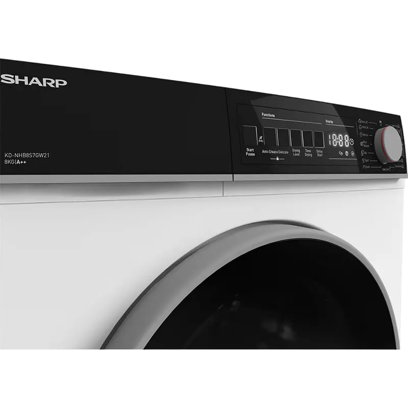 Сушильная машина Sharp KDNHB8S7GW21EE Белый