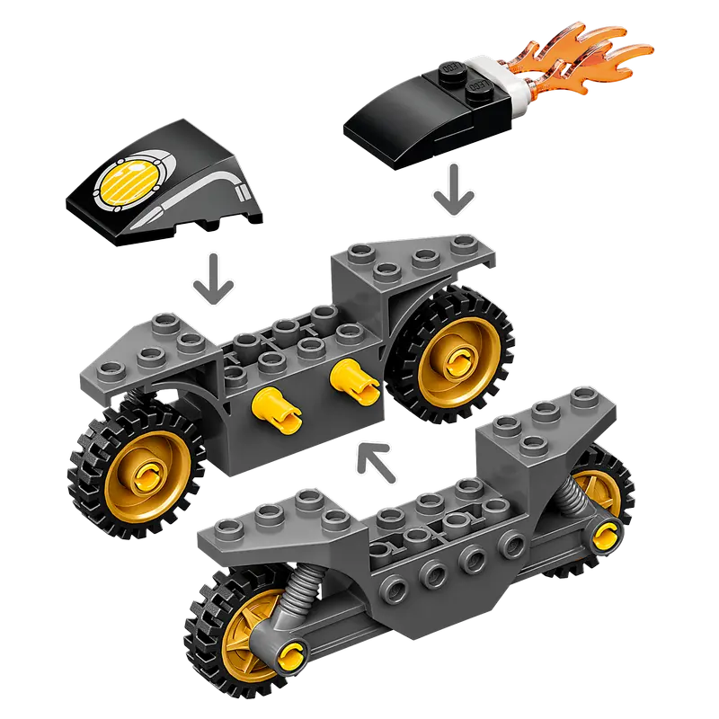 Constructor LEGO Captain America and Hydra Face-Off Multicolor