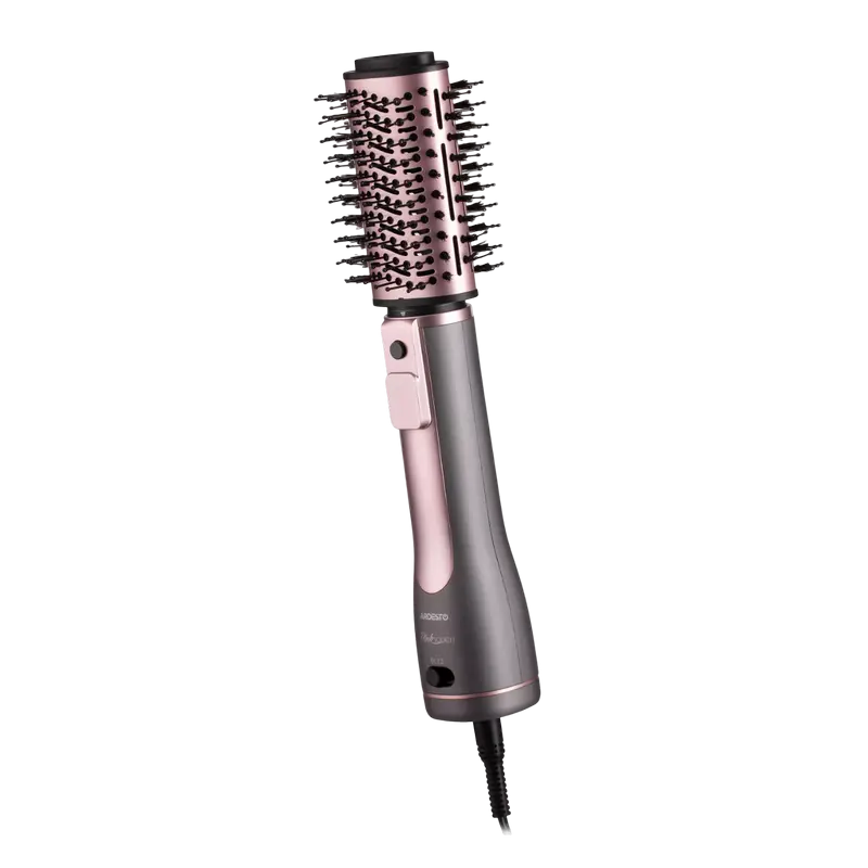 Фен-щётка Ardesto Brush Pink Touch Серый | Розовый