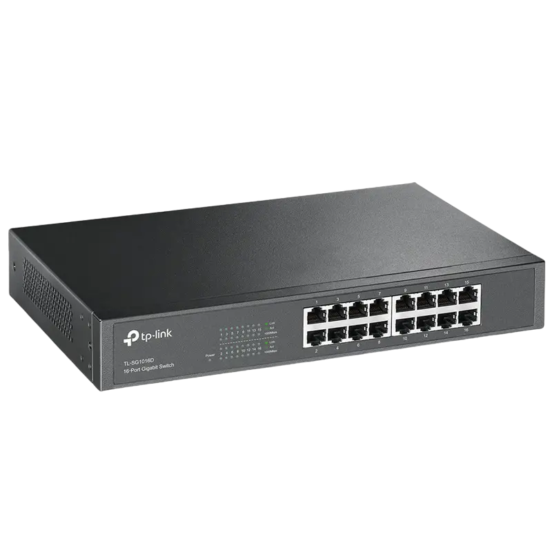 Сетевой коммутатор TP-LINK TL-SG1016D Черный