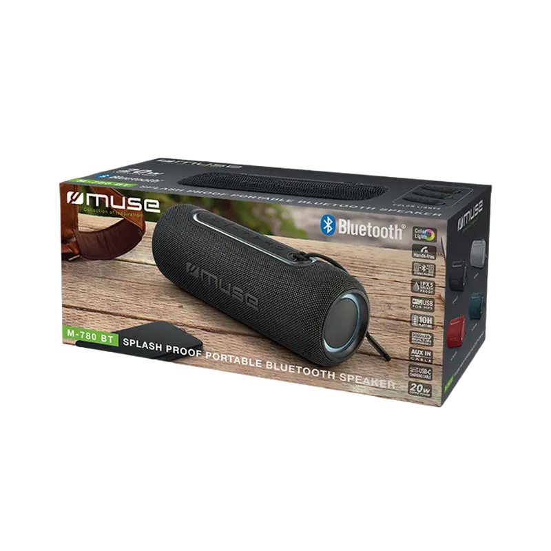 Портативная колонка MUSE M-780 BT Чёрный
