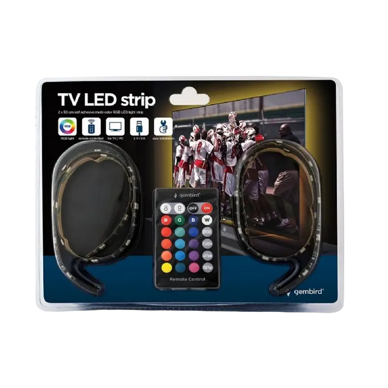 Светодиодная лента Cablexpert LED-2SU-RGB50-01 Многоцветная