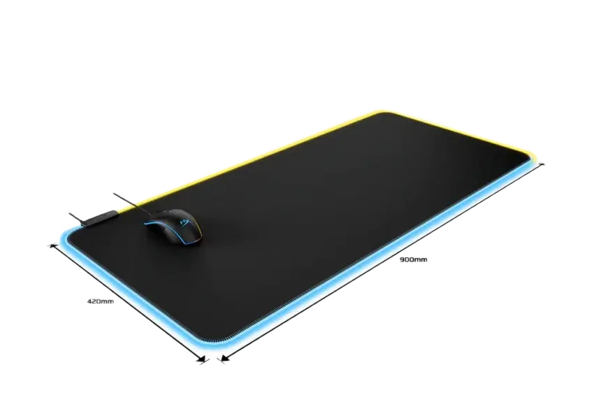 Игровой коврик для мыши HyperX Pulsefire Mat RGB Чёрный