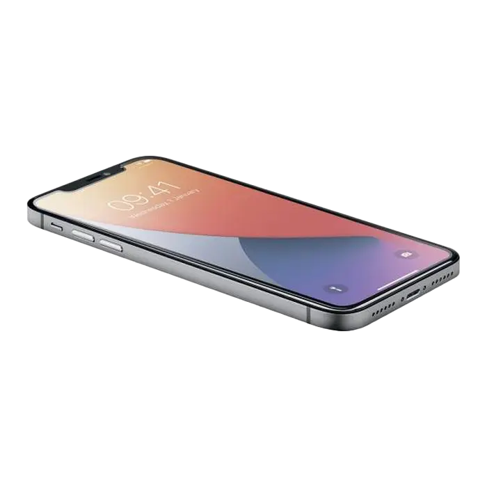 Защитное стекло Cellularline Apple iPhone 12/12 Pro Tempered Glass Antishock Прозрачный