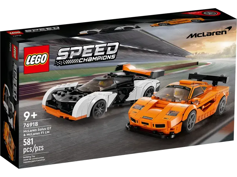 Constructor LEGO McLaren Solus GT & McLaren F1 LM Multicolor