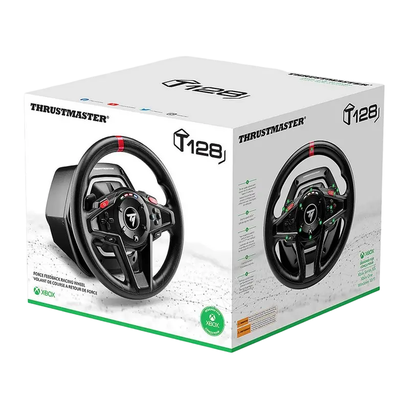 Игровой руль Thrustmaster T128 for Xbox Чёрный