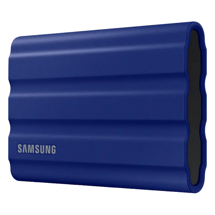 Внешний портативный SSD накопитель Samsung T7 Shield 1 ТБ Синий
