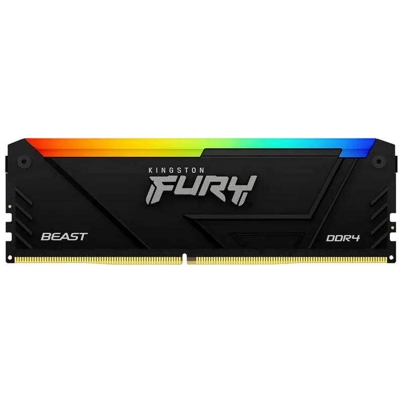 Оперативная память Kingston FURY Beast RGB FURY Beast RGB 8 ГБ Чёрный