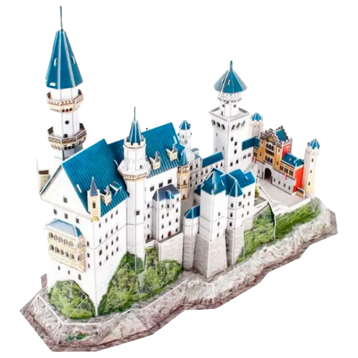 Puzzle 3D CubicFun Neuschwanstein Castle Alb