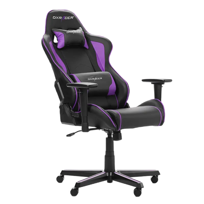 Scaun Gaming DXRacer Formula GC-F08-NV PU Piele Black/Violet