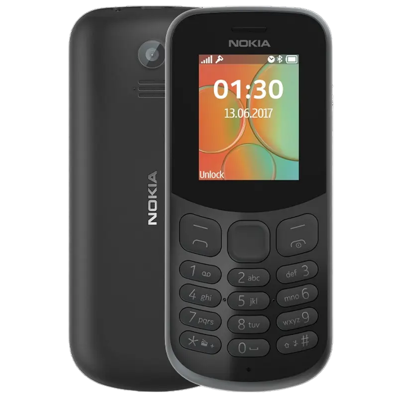 Мобильный телефон Кнопочный Nokia 130 (2017) Чёрный