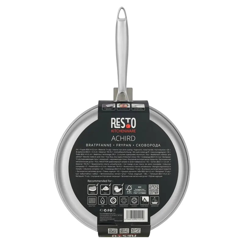Сковорода RESTO Achird ACHIRD Нержавеющая сталь