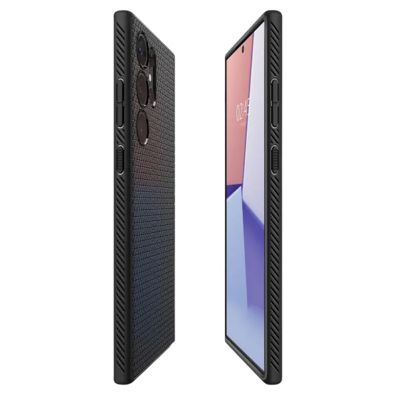 Husă Spigen Samsung Galaxy S23 Ultra Liquid Air Liquid Air Negru mat