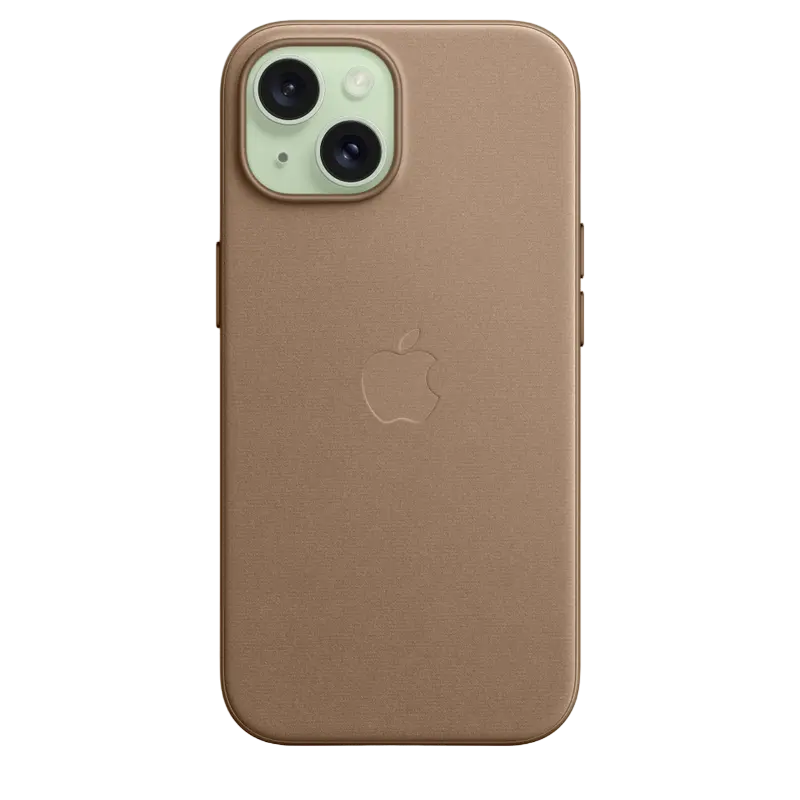 Чехол Apple iPhone 15 FineWoven Case MagSafe FineWoven с MagSafe Серо-коричневый