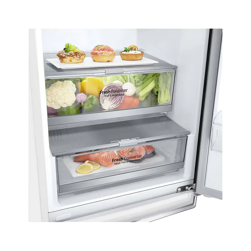 Frigider LG GBB72SWDMN Alb