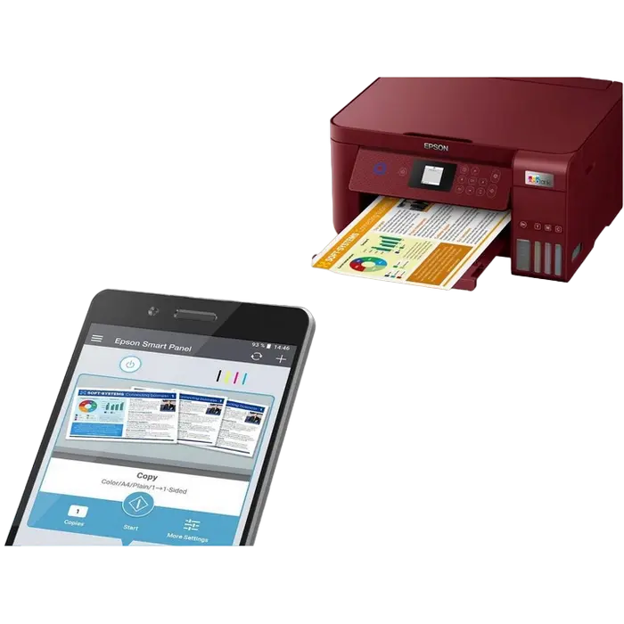 Струйный принтер Epson EcoTank L4267 Цветной A4 Бордовый