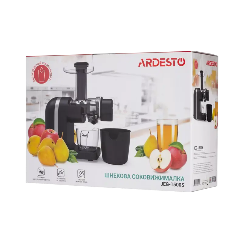 Соковыжималка Ardesto JEG-1500S Черный