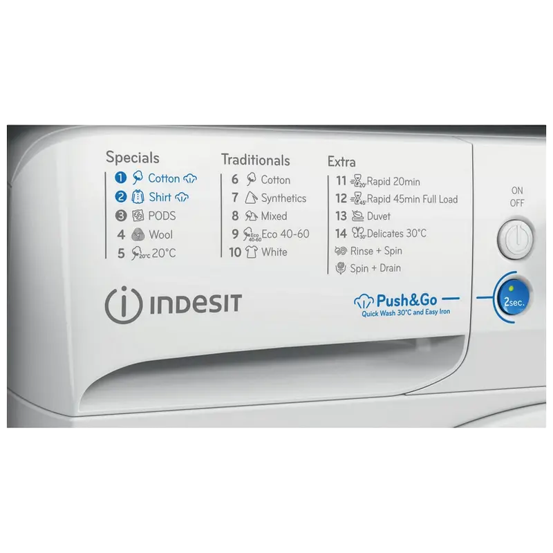 Стиральная машина Indesit BWE 81295X WV Белый