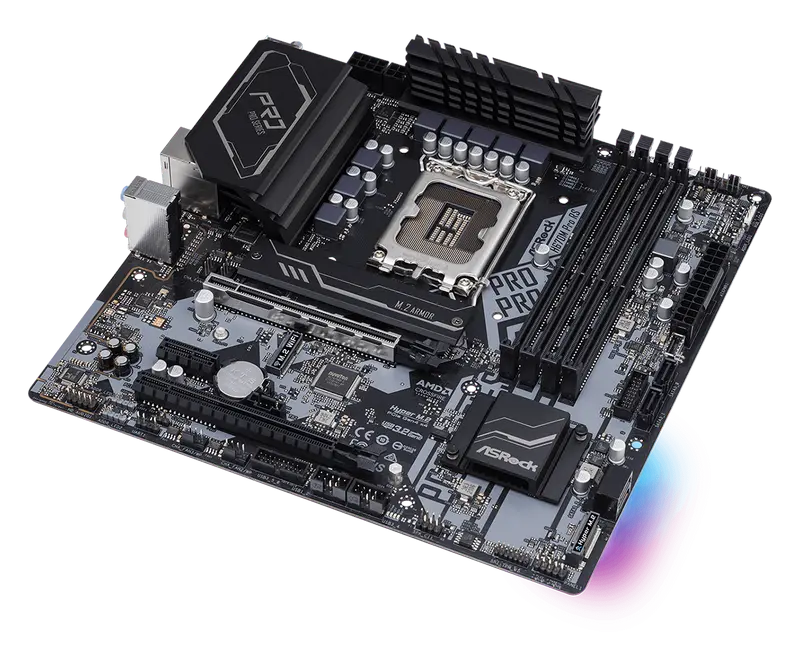 Материнская плата ASRock H670M PRO RS LGA1700 Micro-ATX