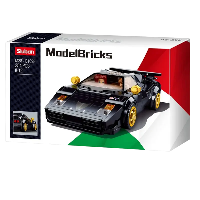 Конструктор Sluban Model Bricks - Italian Bull Sports Car Черный