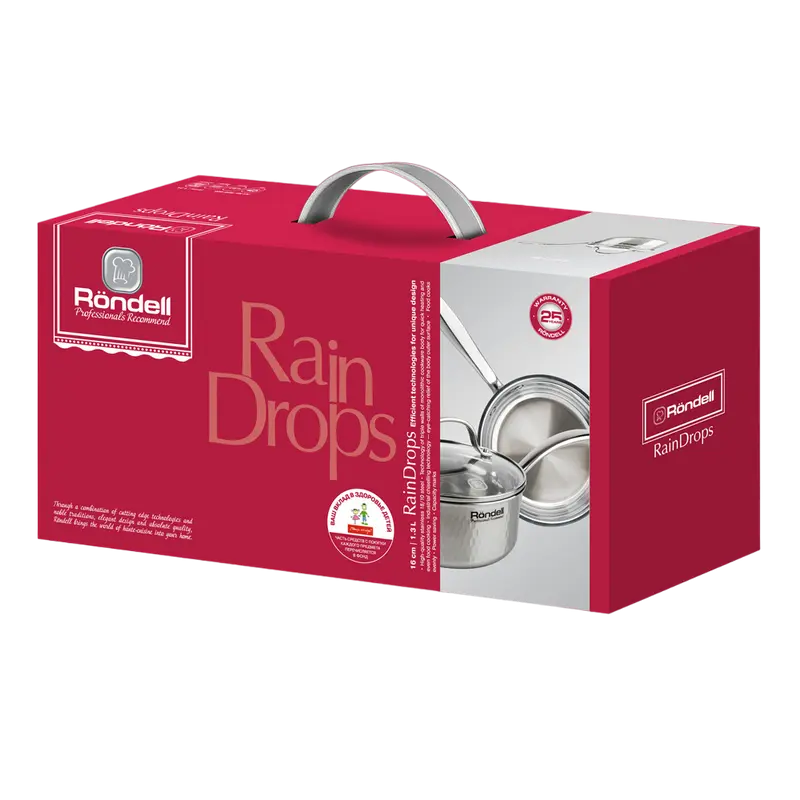 Ковш Rondell RainDrops RainDrops Нержавеющая сталь