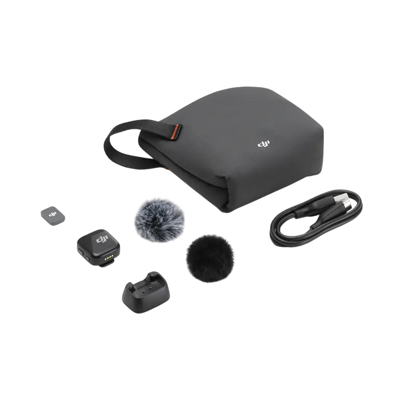 Портативный записывающий микрофон DJI Mic Mini Беспроводной Черный