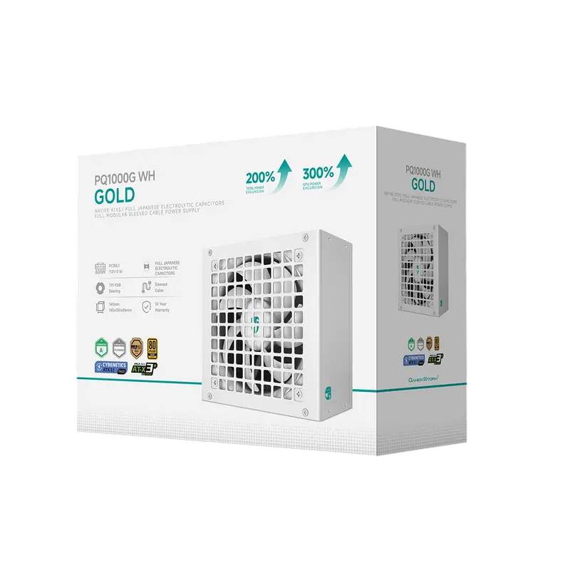 Tip Блок питания для компьютеров Deepcool GamerStorm PQ1000G WH ATX Черный