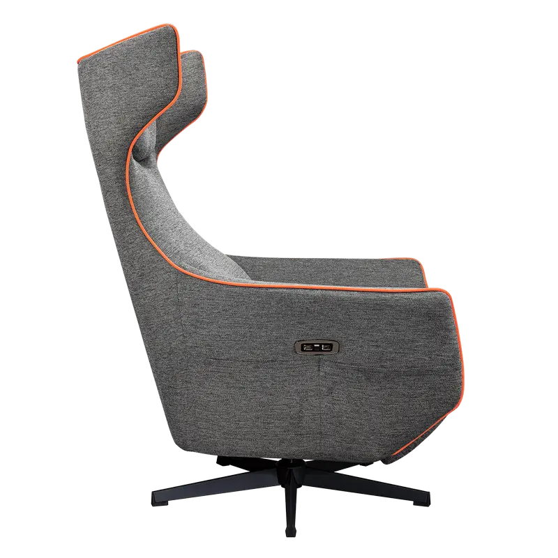 Игровое кресло Cougar Magus Имитация льна Серый | Оранжевый