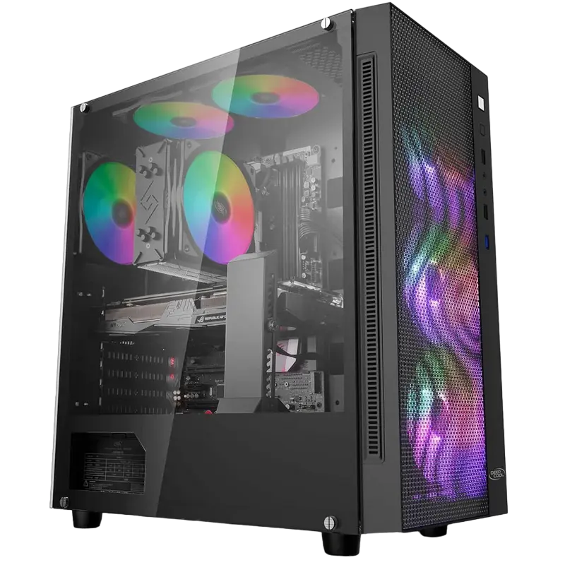 Компьютерный корпус Deepcool MATREXX 55 MESH ADD-RGB 4F Midi-Tower Черный