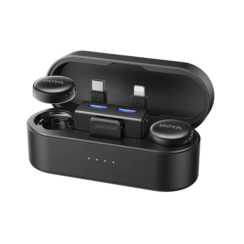 Портативный записывающий микрофон Boya Boyalink 3-01 Беспроводной Черный